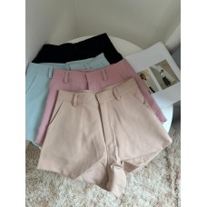 (现货)韩版纯色西装短裤 