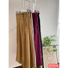 (READY STOCK)韩版纯色西装高腰裤