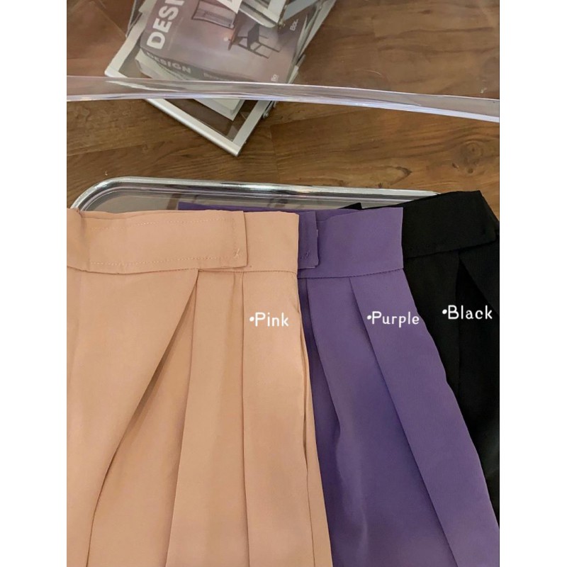 (READY STOCK)韩版高腰垂感显瘦西装高腰裤